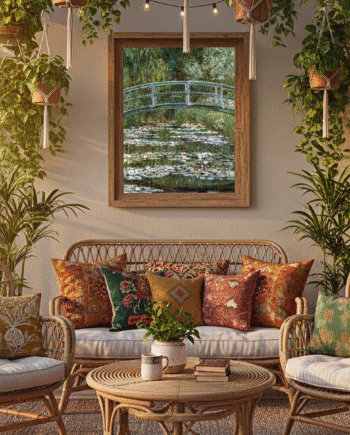 Bridge over a Pond of Water Lilies02