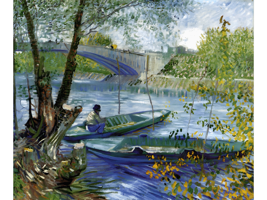 Fishing in Spring, Pont de Clichy