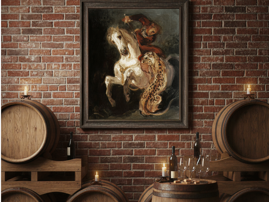 Jaguar Attacking a Horseman01