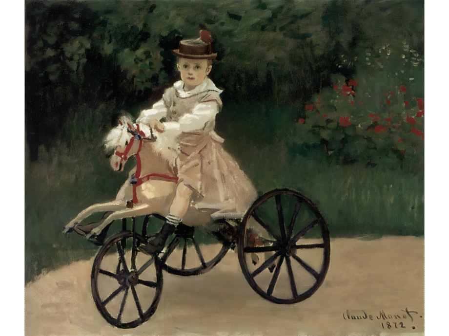 Jean Monet on His Mechanical Horse