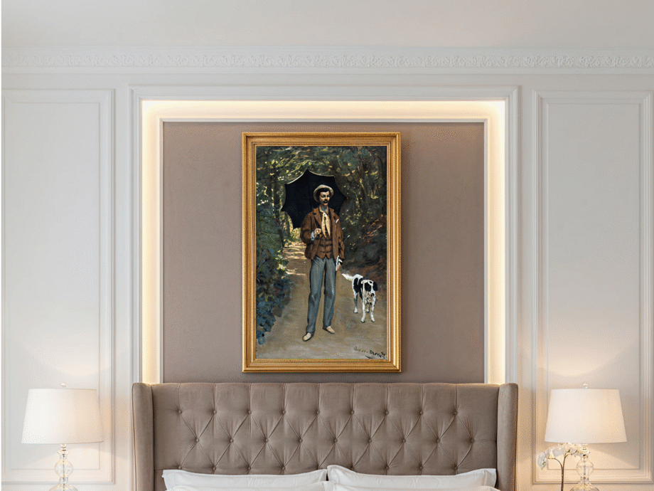 Man with a parasol 1