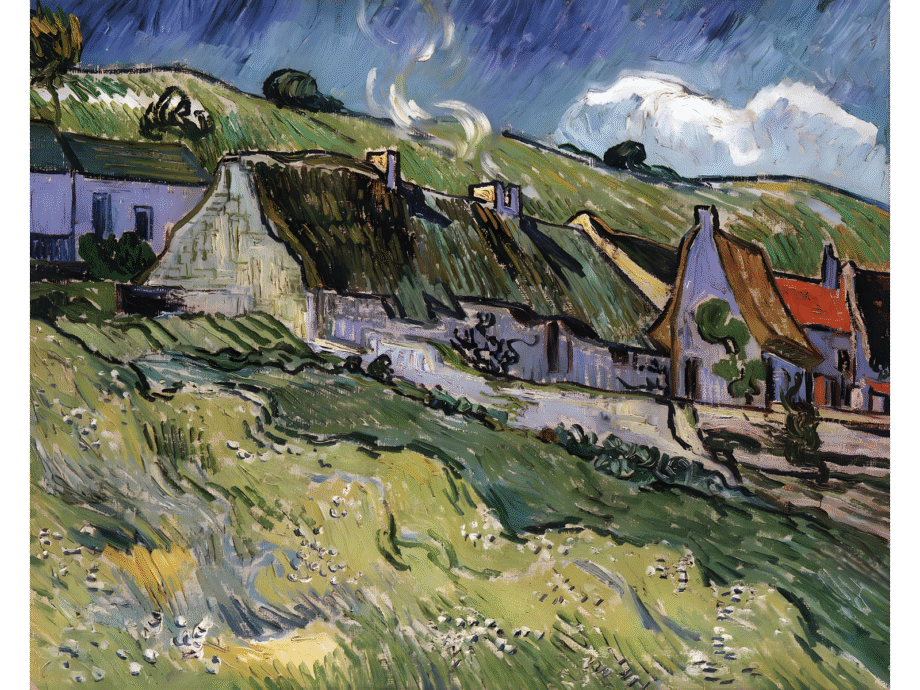 Old Farmhouses in Auvers