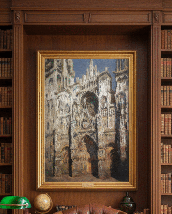 Rouen Cathedral in Full Sunlight