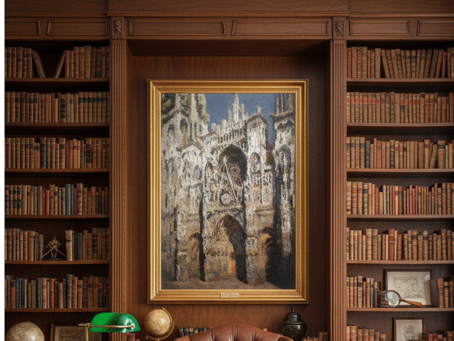 Rouen Cathedral in Full Sunlight