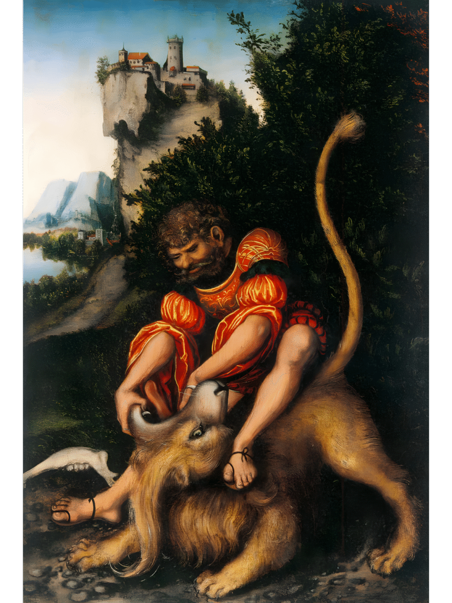 Samson Slaying the Lion