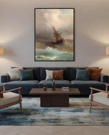 Ship in the Stormy Sea_1