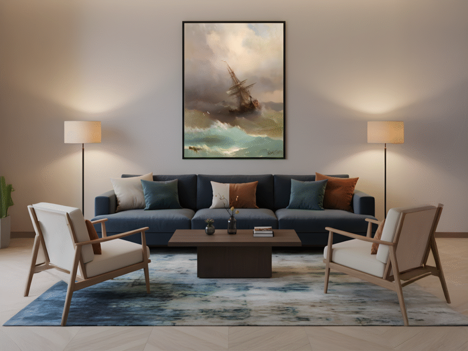 Ship in the Stormy Sea_1