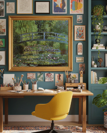 Water Lily Pond, Harmony in Green 1