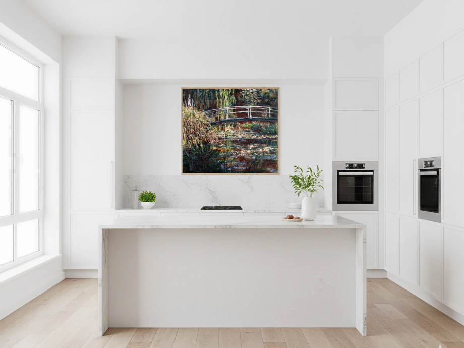 Water Lily Pond, Harmony in Rose