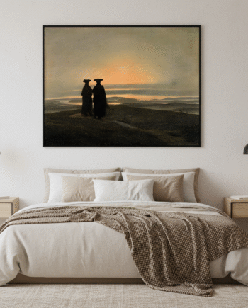 Evening Landscape with Two Men