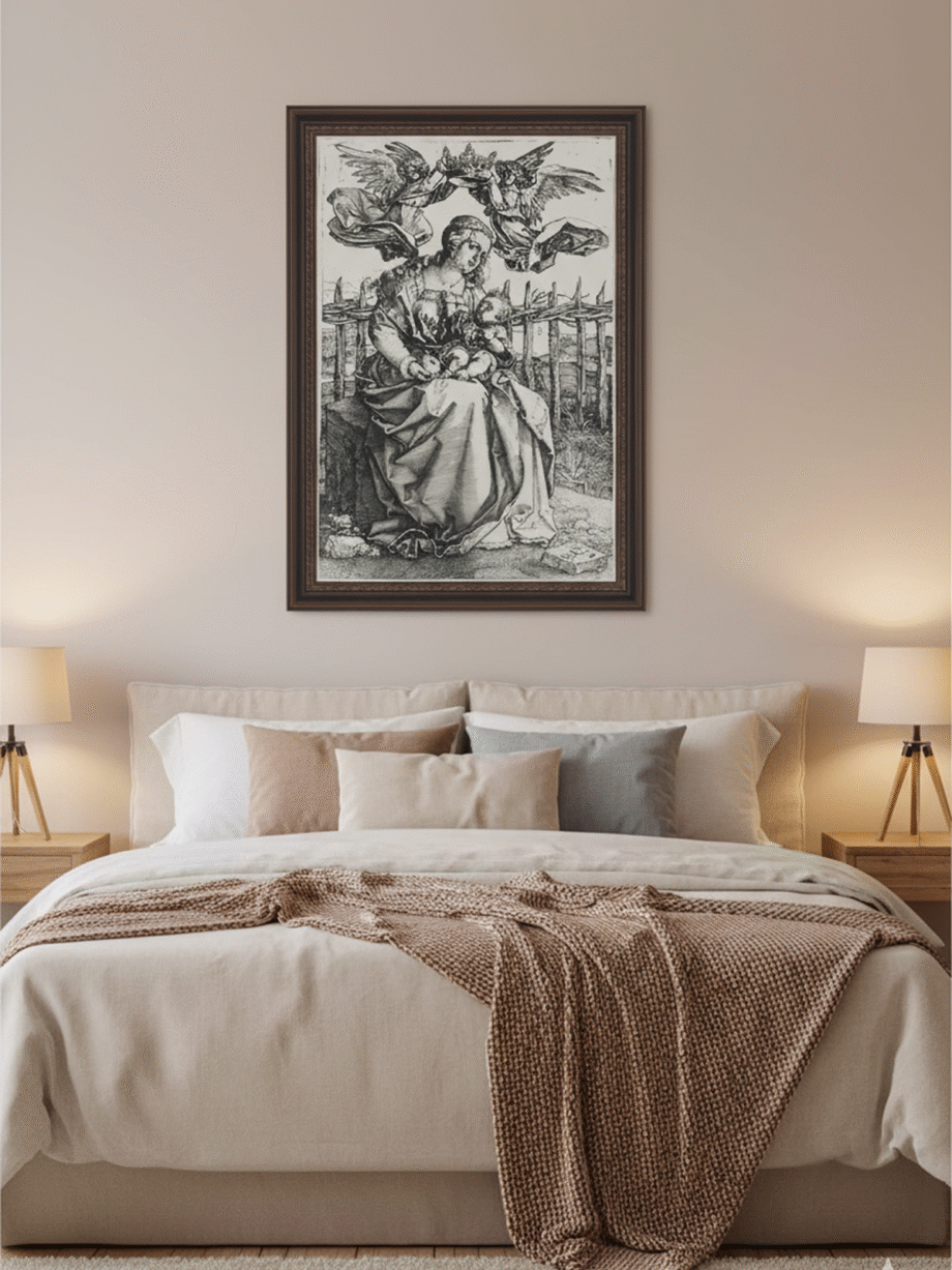 Madonna Crowned by Two Angels