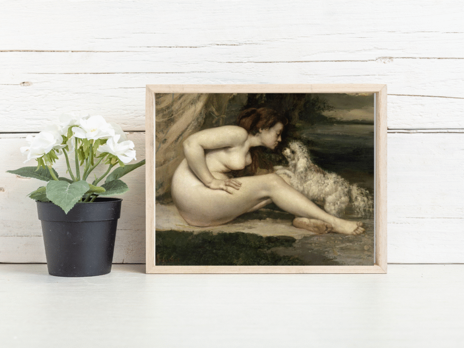 Nude Woman with Dog (2)