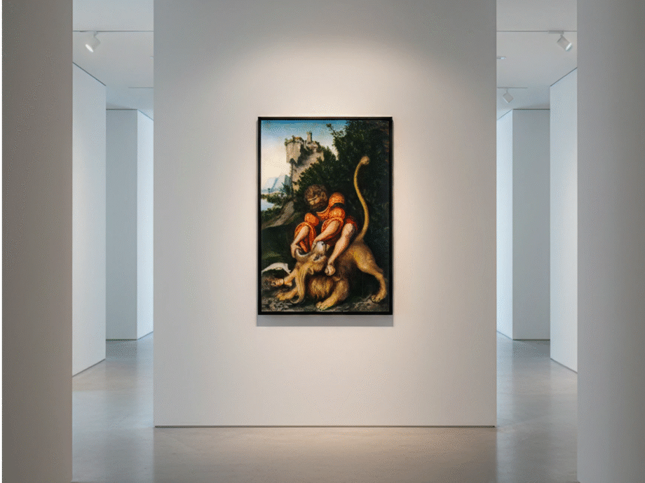 Samson Slaying the Lion 2