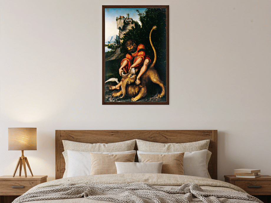 Samson Slaying the Lion 3