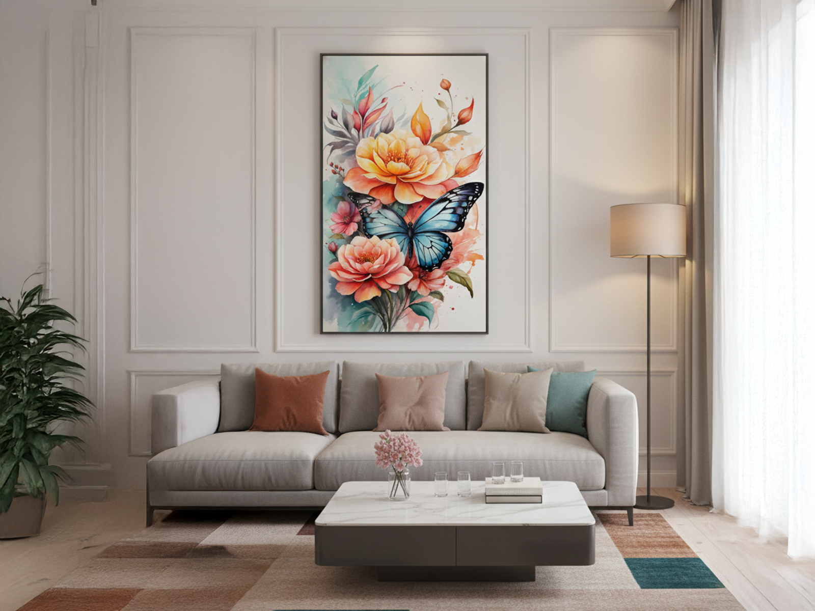 Borboleta em Aquarela 2