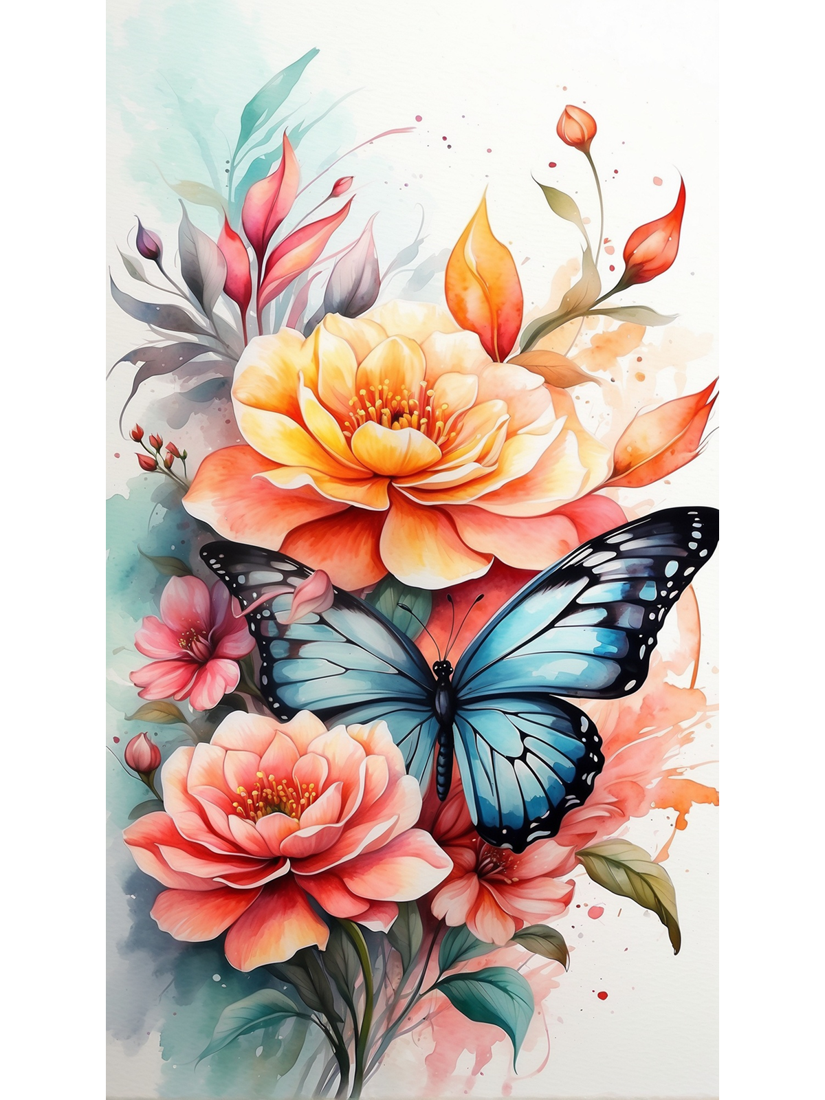 Borboleta em Aquarela