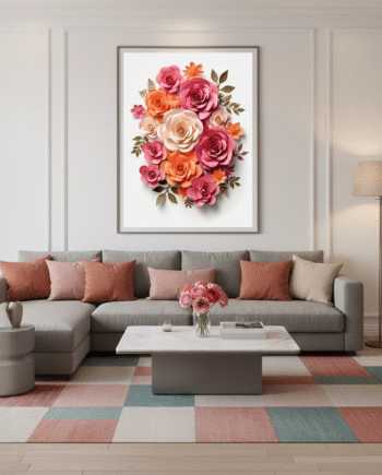 Buquê de Papel 3D 2