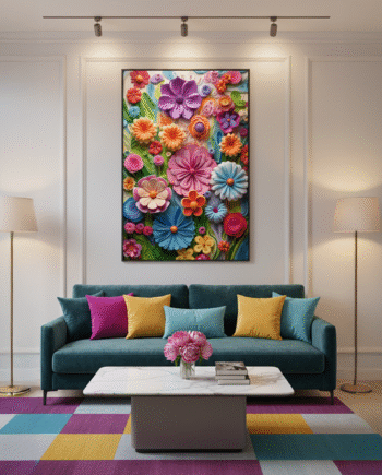 Jardim de Quilling Vibrante 2