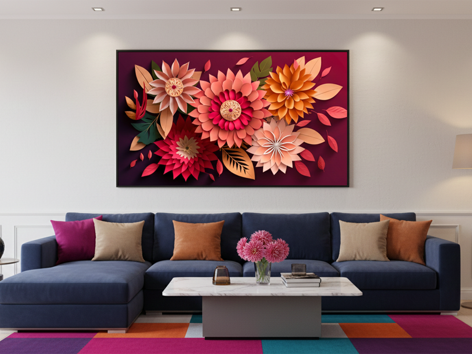 Outono Floral Escuro 2