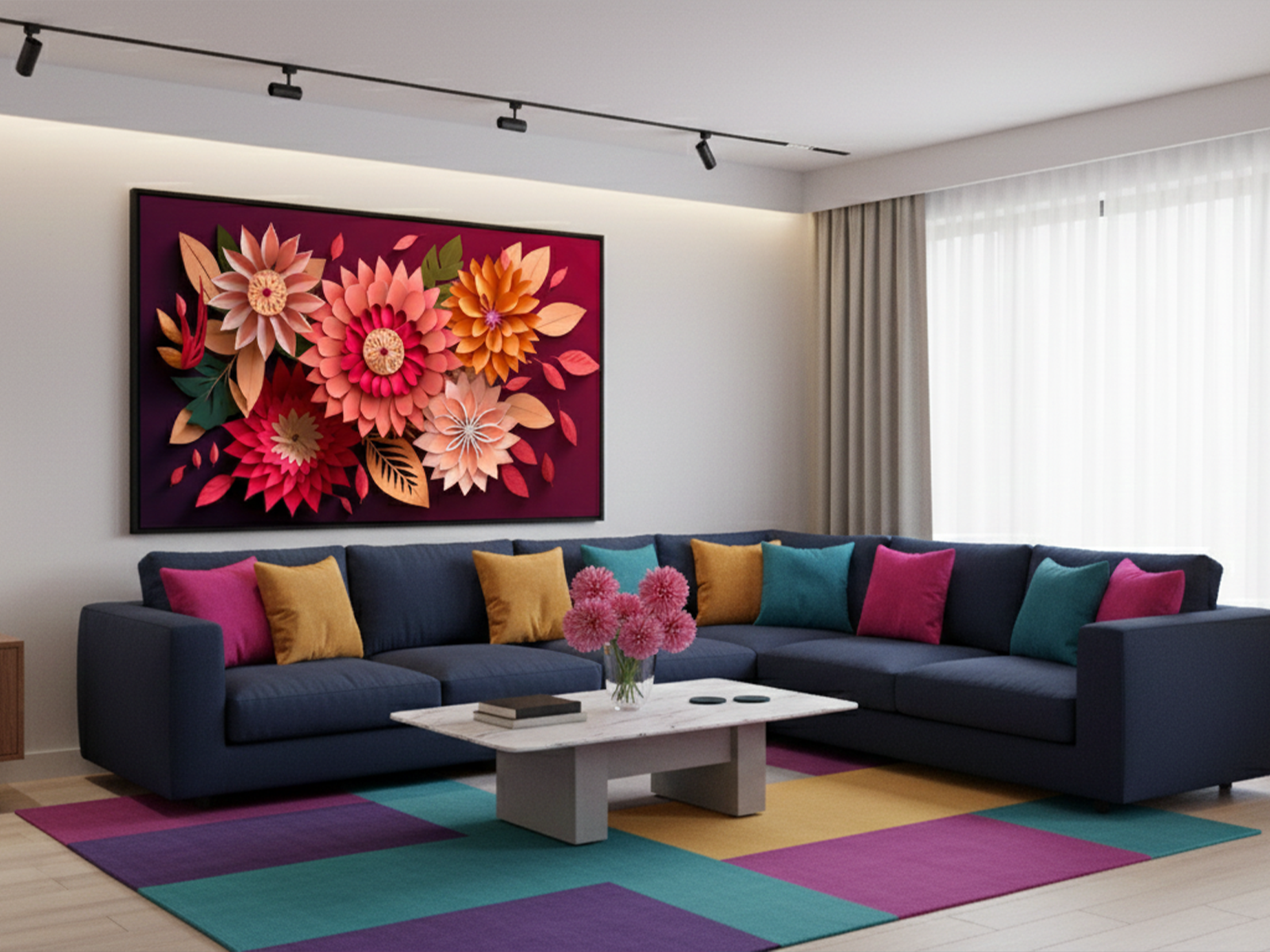 Outono Floral Escuro 3